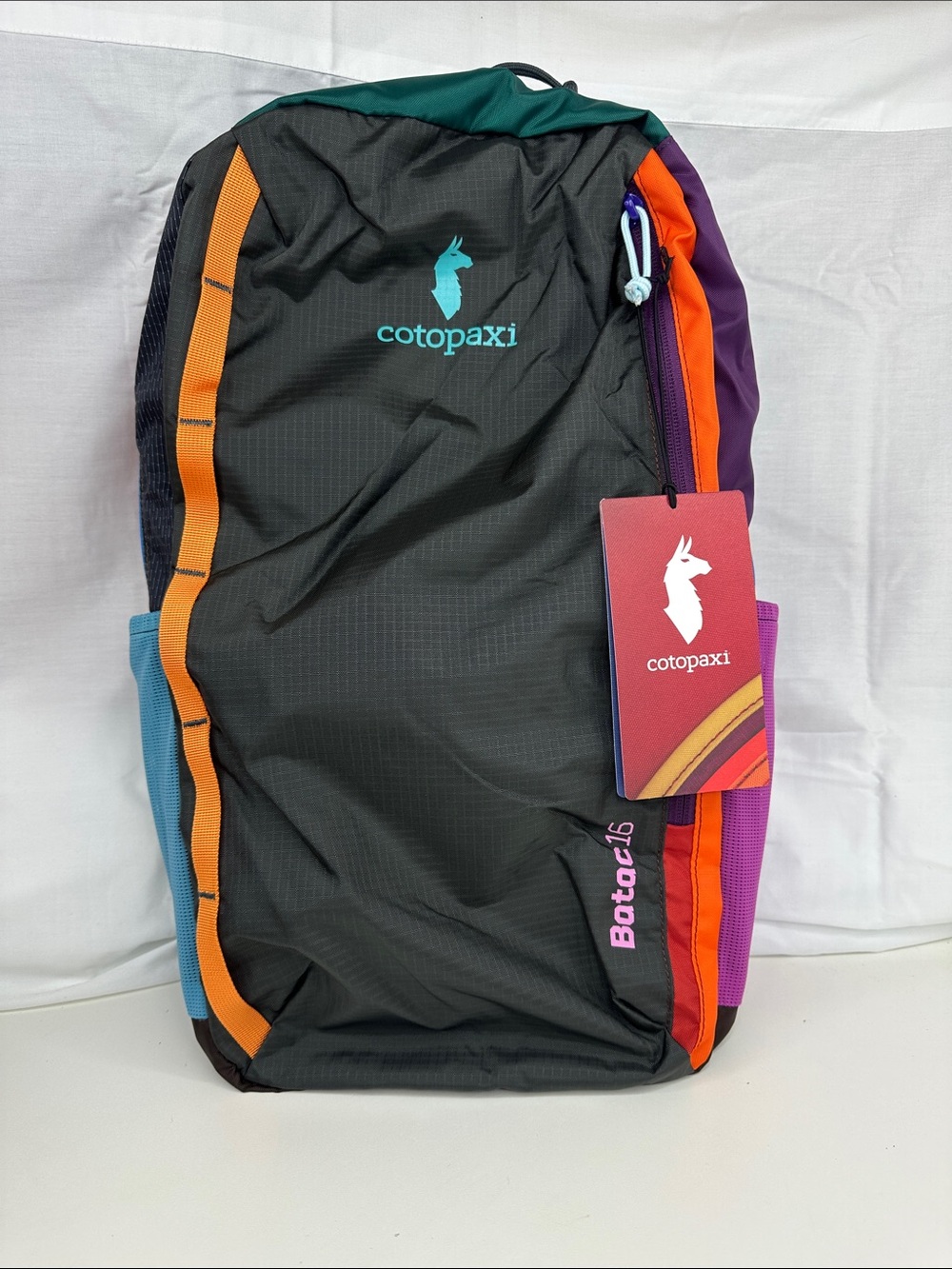 Cotopaxi Batac Del Día 16L Backpack One-of-a-Kind Multicolor Lightweight Daypack